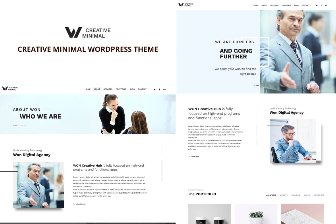 Tema WordPress WON: Minimalis dan Modern untuk Kreatifitas Anda