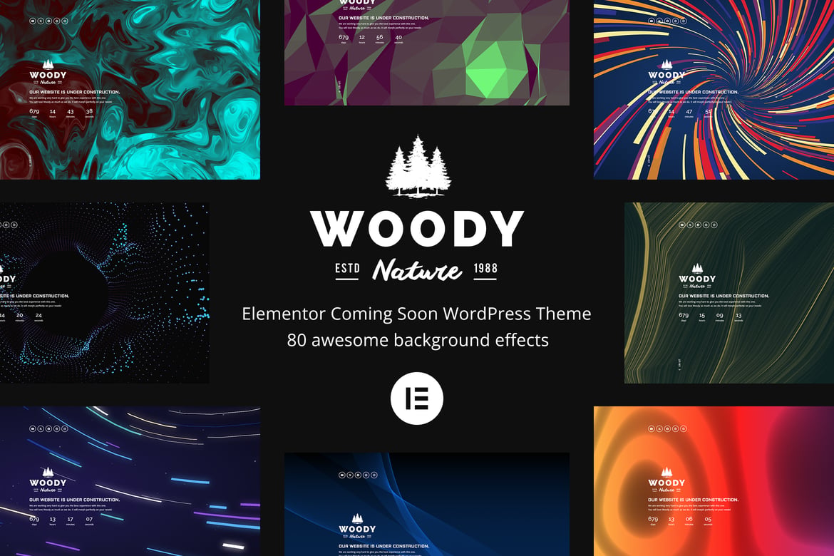 Woody - Tema WordPress Coming Soon yang Modern dan Responsif
