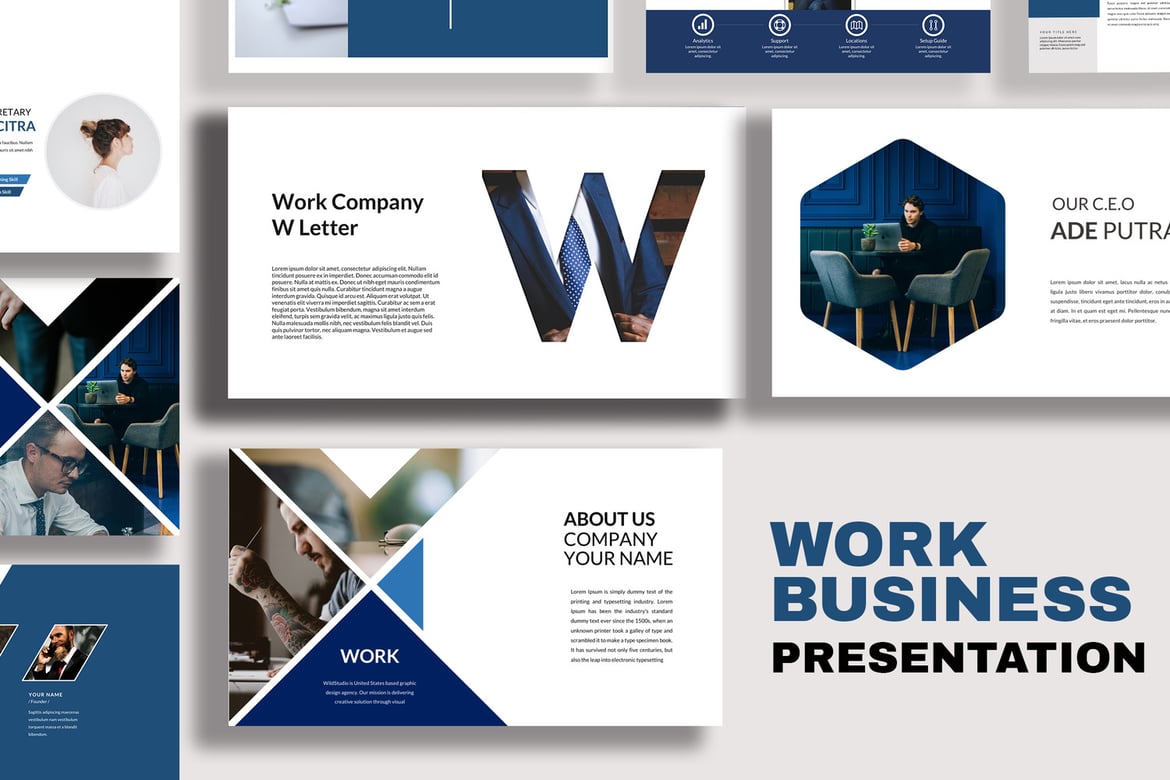 Template Presentasi PowerPoint Modern untuk Bisnis