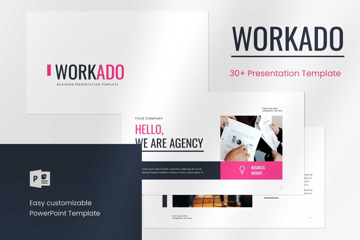 Template PowerPoint Workado - Solusi Presentasi Elegan dan Profesional