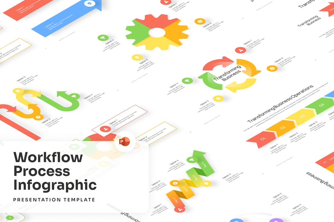 Template Presentasi Proses Workflow yang Menarik