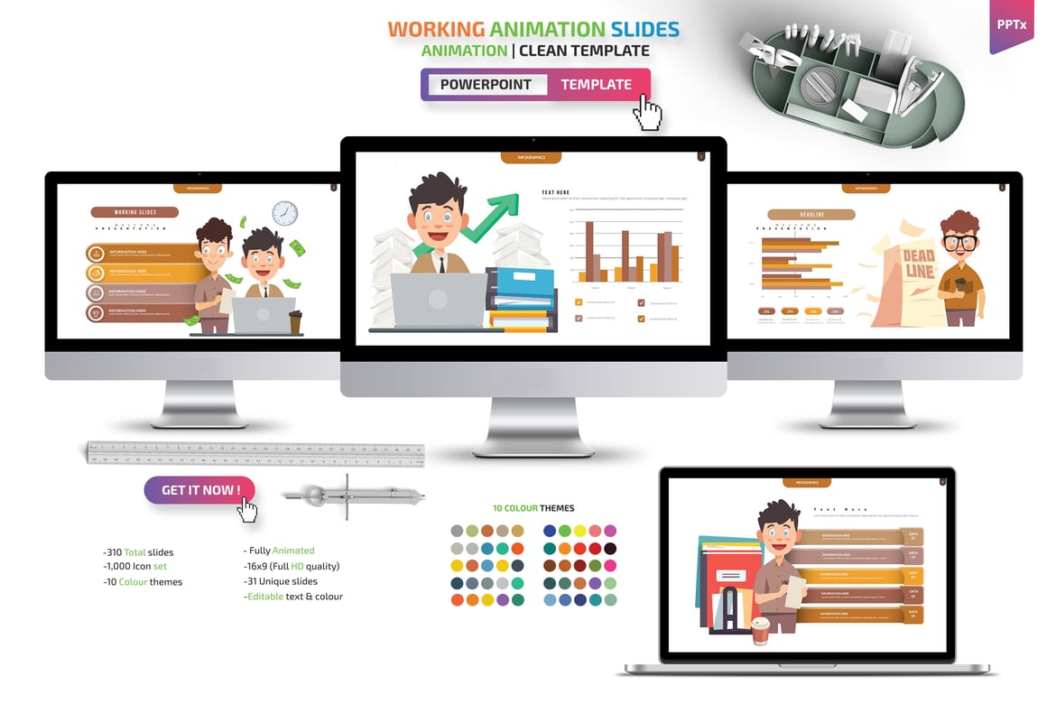 Template Powerpoint Animasi yang Menarik dan Profesional