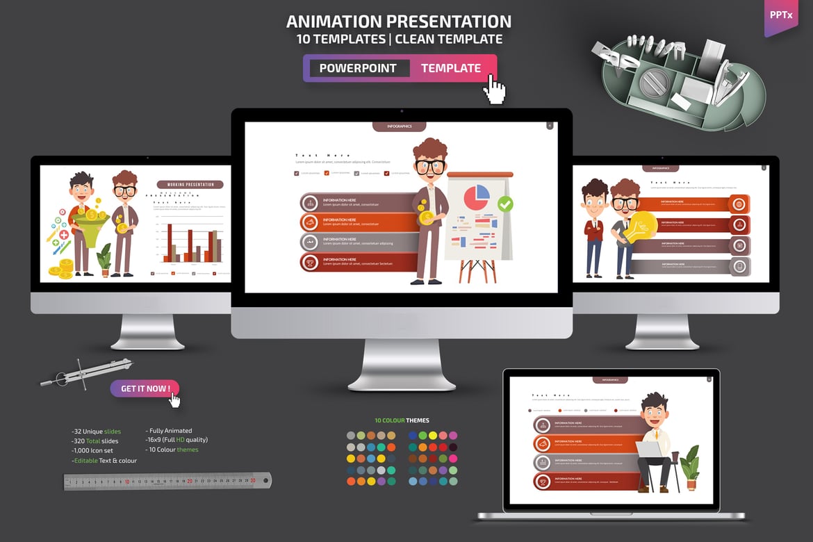 Template Powerpoint Presentasi Profesional Siap Pakai