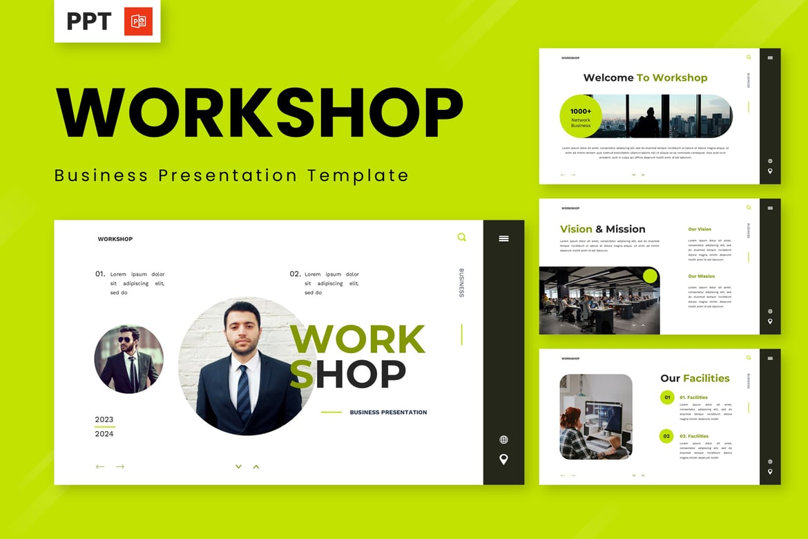 Template Presentasi Powerpoint Bisnis yang Menarik dan Profesional