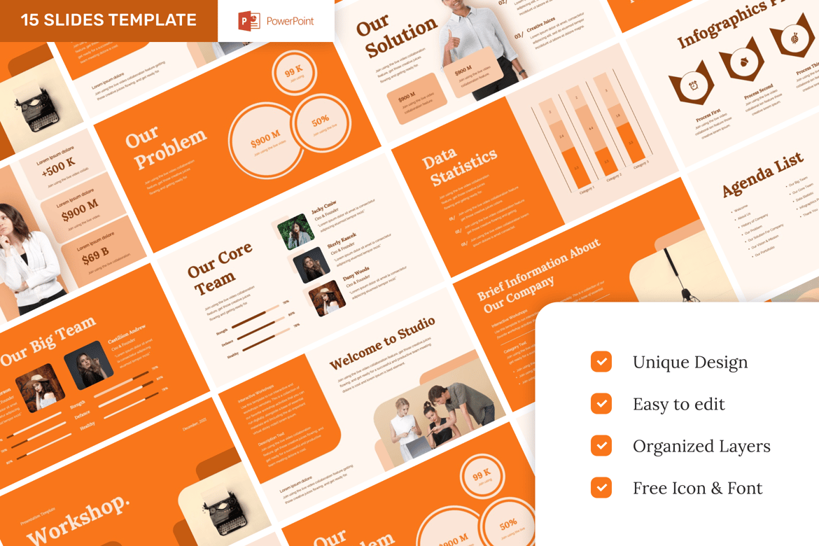 Template Presentasi Workshop - Powerpoint Profesional dan Modern