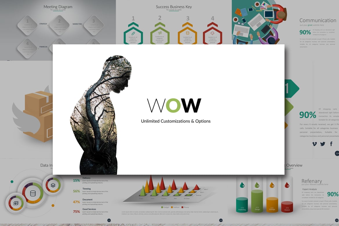 Template Presentasi WOW Powerpoint: 150 Slide Kreatif untuk Setiap Kebutuhan