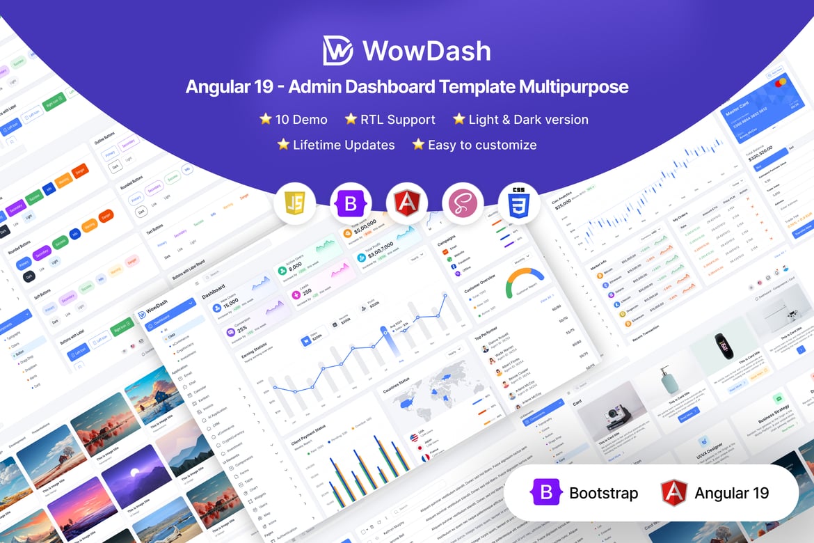WowDash - Template Dashboard Admin Angular 19 yang Modern dan Fleksibel