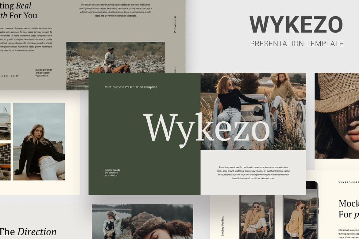 Wykezo - Template PowerPoint Serbaguna yang Menarik