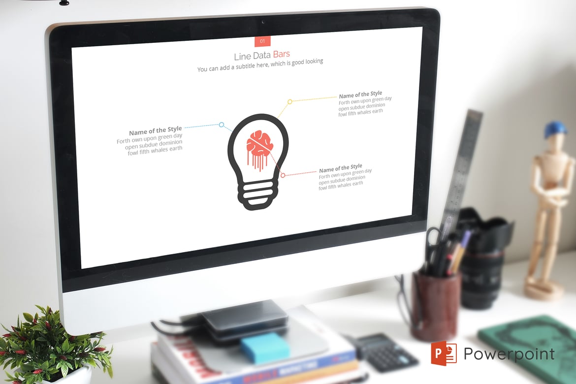 Template Powerpoint Kreatif X-Strong untuk Presentasi Menarik dan Profesional