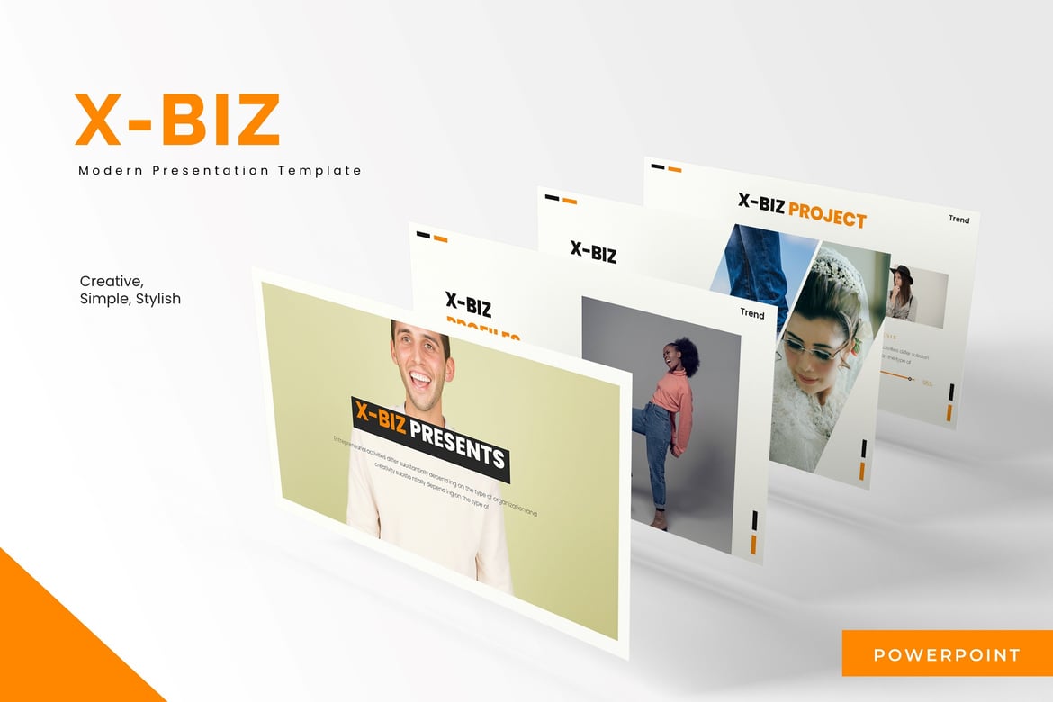 Xbiz - Template Powerpoint Profesional untuk Presentasi Menarik