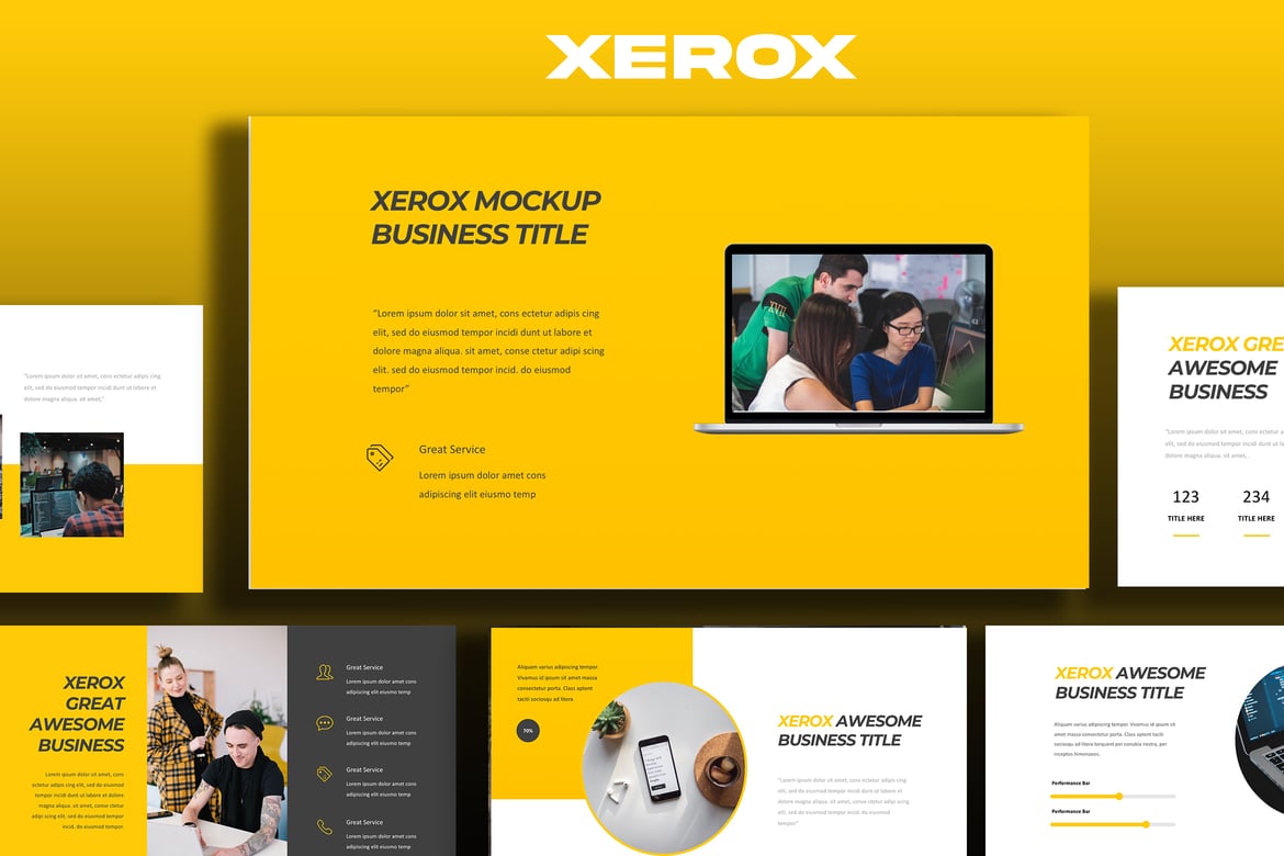 Template PowerPoint Bisnis Modern dan Kreatif
