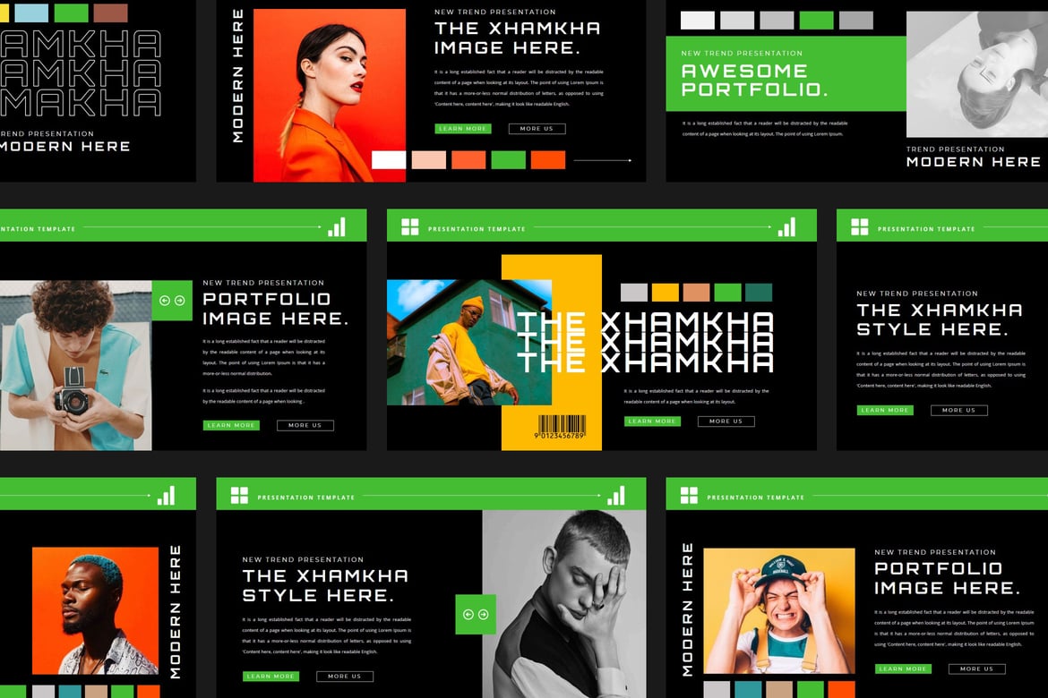 Template Powerpoint XHAMKHA yang Menarik dan Profesional