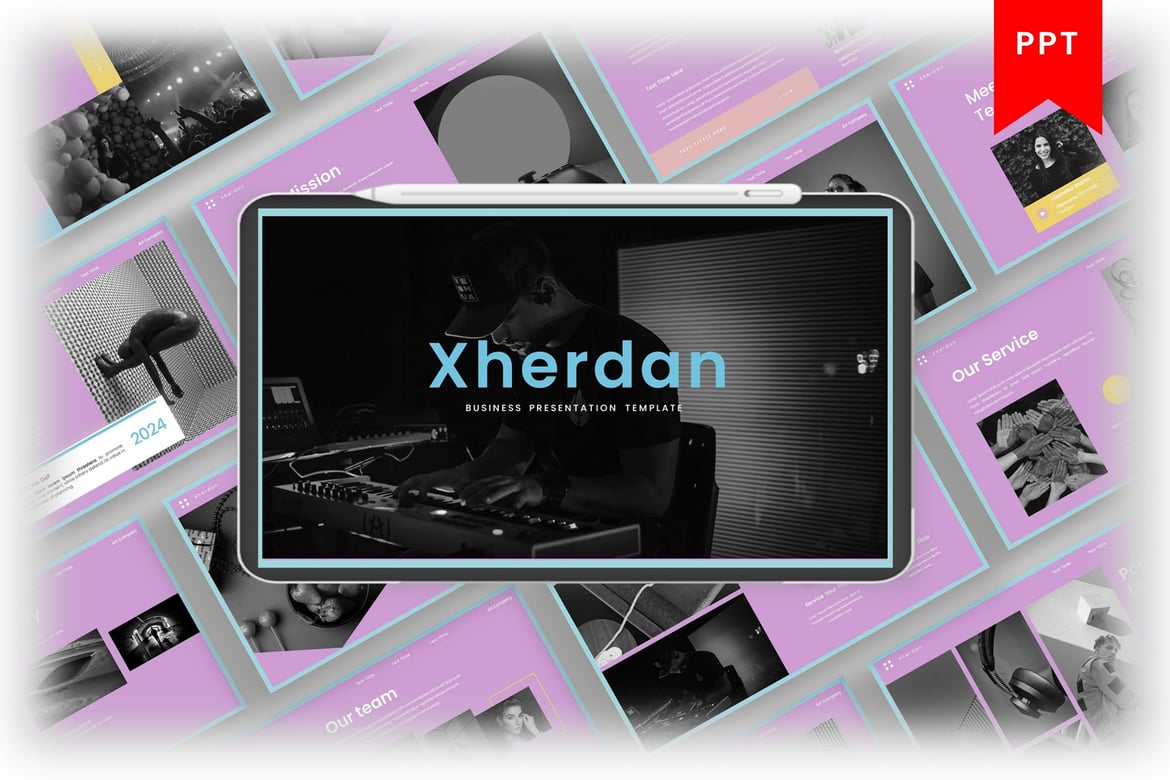 Template Presentasi PowerPoint Xherdan yang Menarik untuk Bisnis Anda