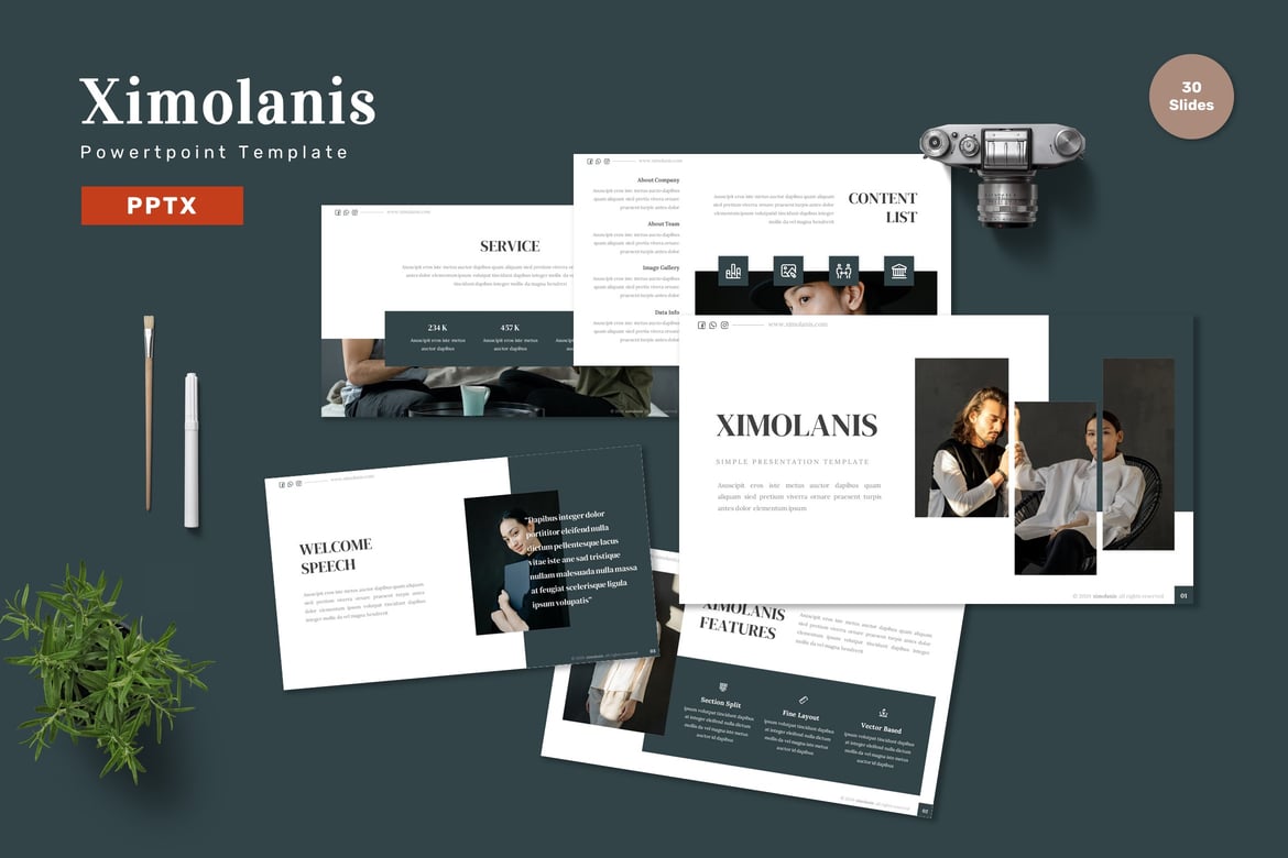Ximolanis - Template Powerpoint yang Menarik dan Profesional