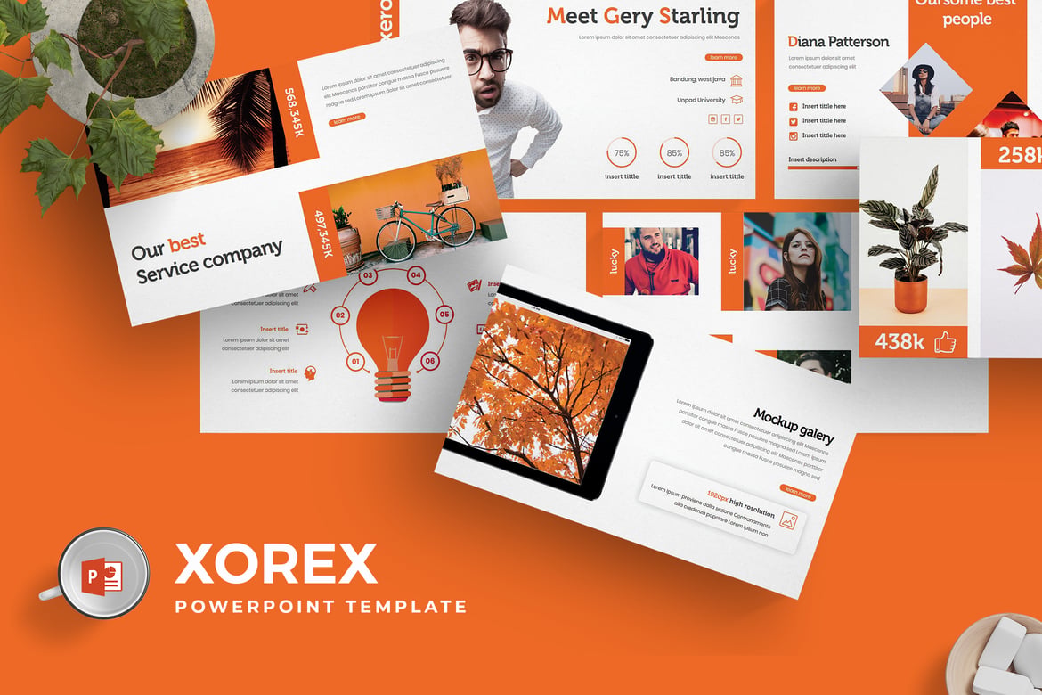 Xorex - Template Powerpoint Profesional untuk Semua Kebutuhan
