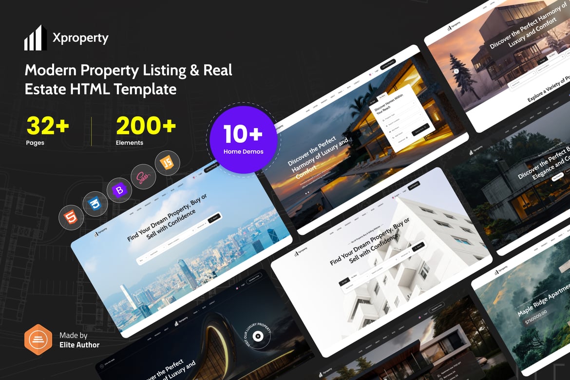 Xproperty – Template Website Real Estat Modern dan Responsif