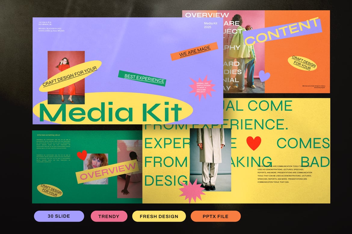 Template Presentasi Y2K Retro yang Kreatif - PowerPoint