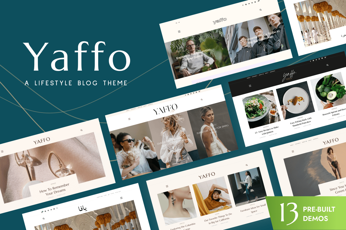 Yaffo - Tema WordPress Lifestyle untuk Blog Pribadi yang Menarik