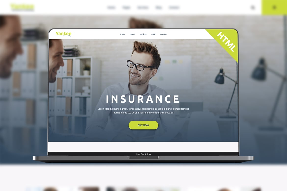 Yankee - Template Website Asuransi & Konsultasi yang Serbaguna