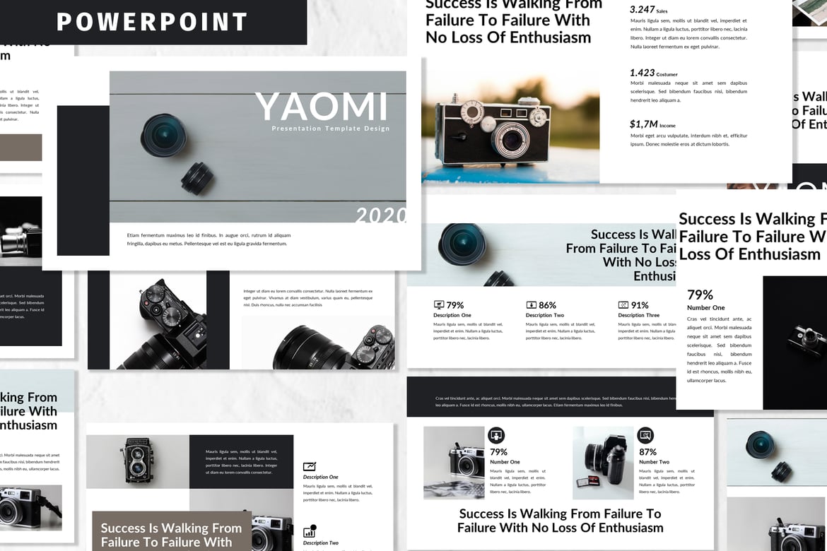 Template PowerPoint Yaomi - Solusi Presentasi yang Menarik