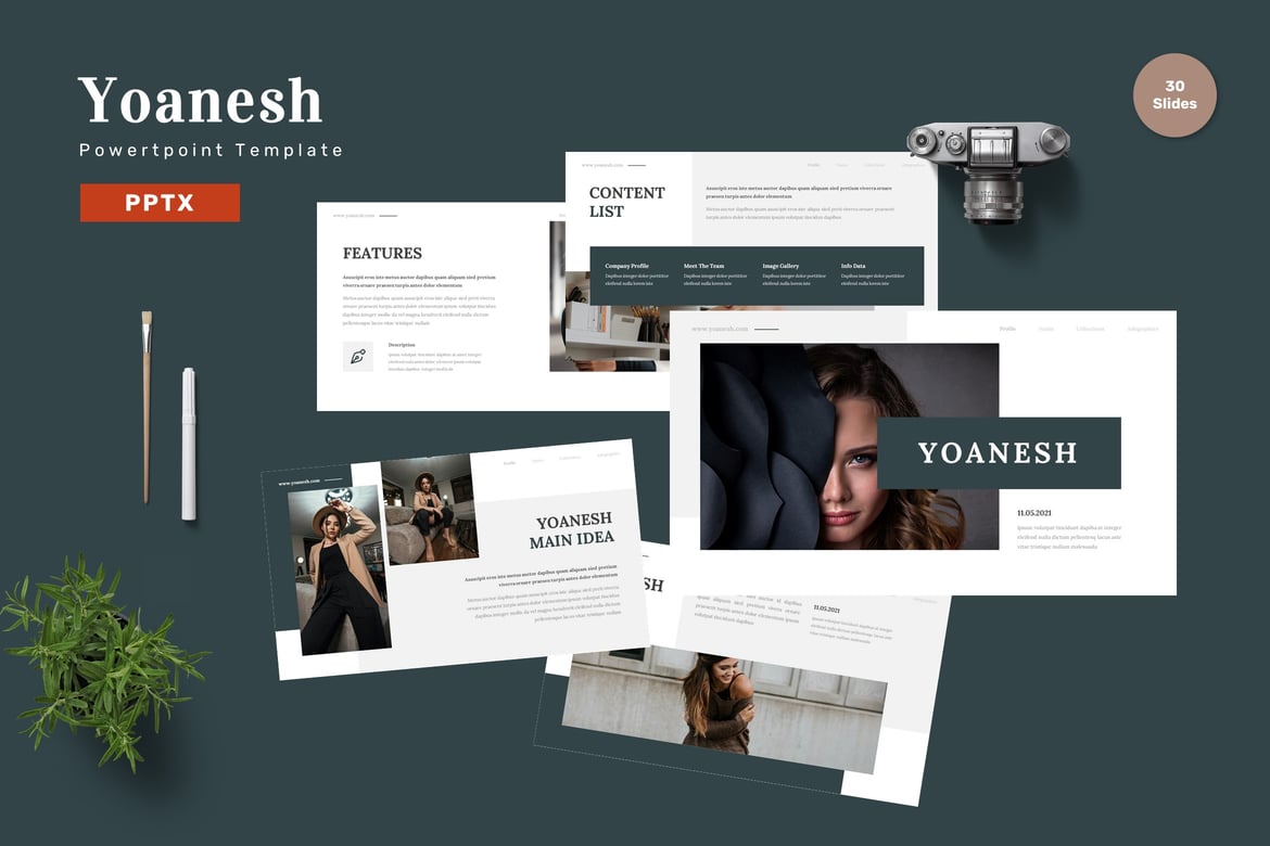 Yoanesh - Template Powerpoint Profesional