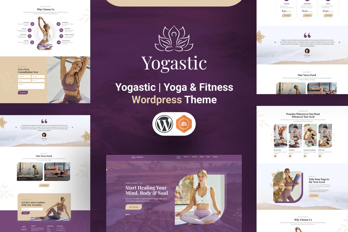 Yogastic | Tema WordPress Yoga & Kebugaran yang Modern dan Responsif