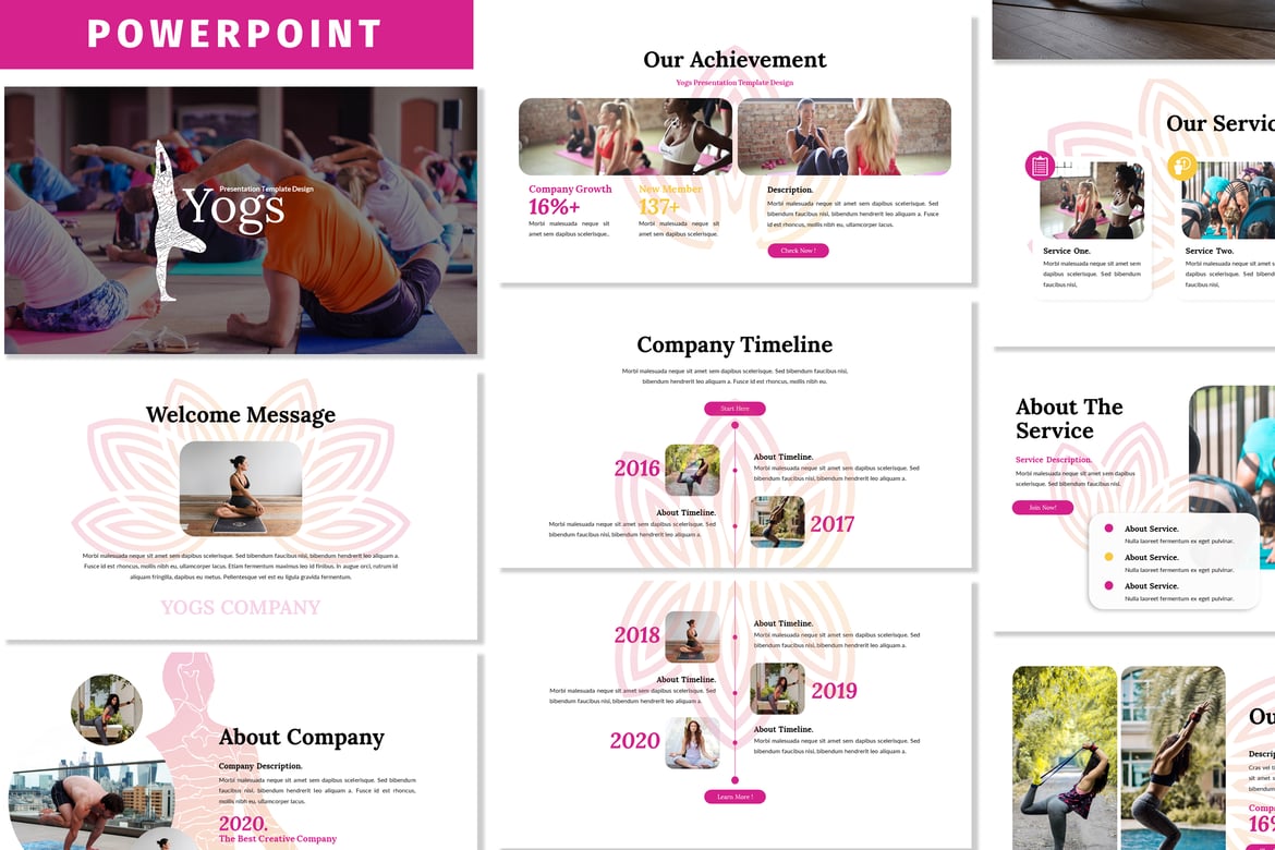 Template Powerpoint Yogs - Solusi Presentasi Profesional Anda