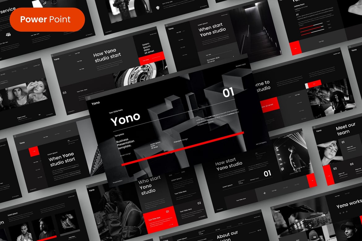 Yono – Template PowerPoint Bisnis Modern