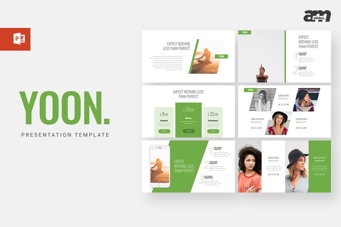 Template PowerPoint Yoon - Solusi Kreatif untuk Presentasi Anda