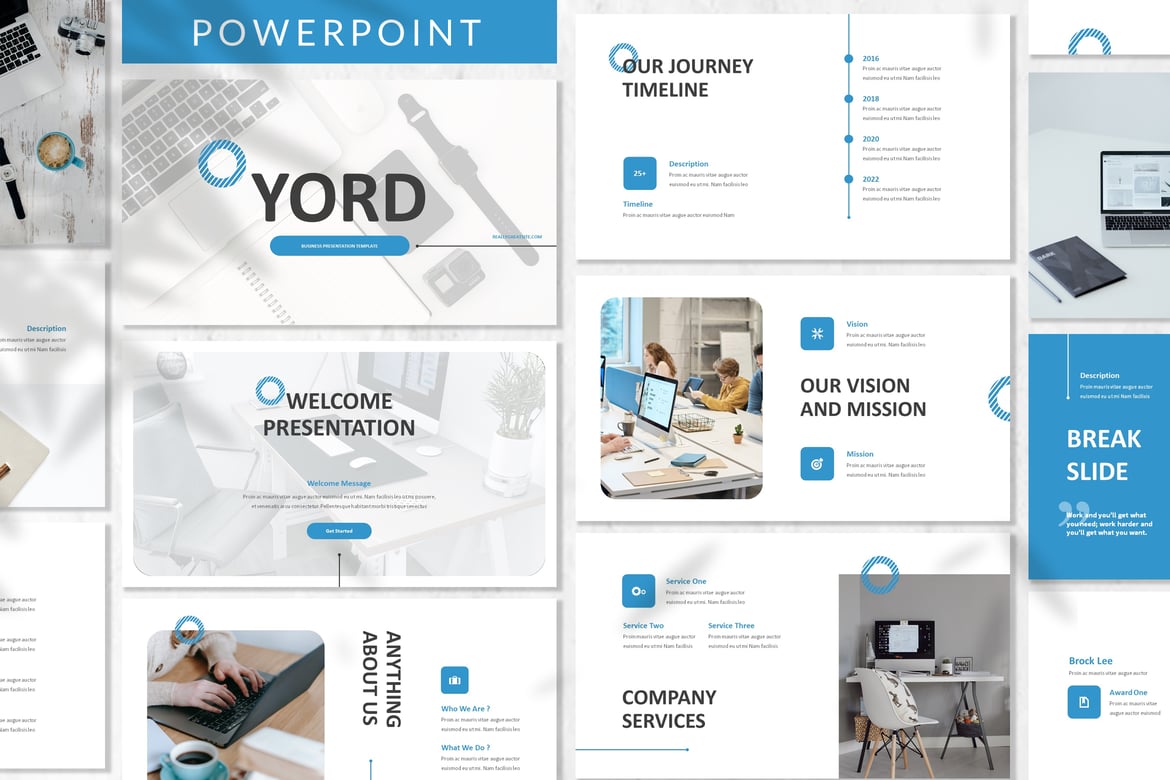 Yord - Template Presentasi PowerPoint Profesional untuk Bisnis