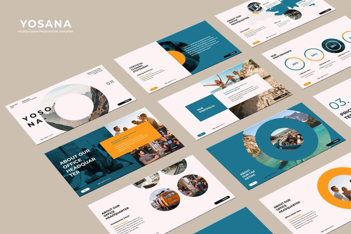 YOSANA - Template PowerPoint Serbaguna untuk Presentasi Profesional