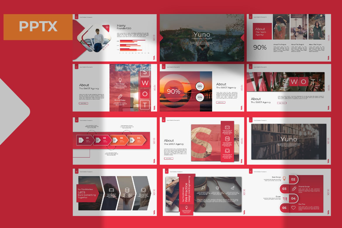 Template PowerPoint Yuno: Solusi Presentasi Modern dan Profesional