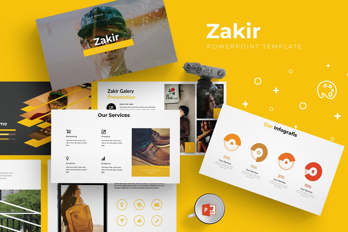Template Powerpoint Zakir - Solusi Presentasi Menarik dan Profesional