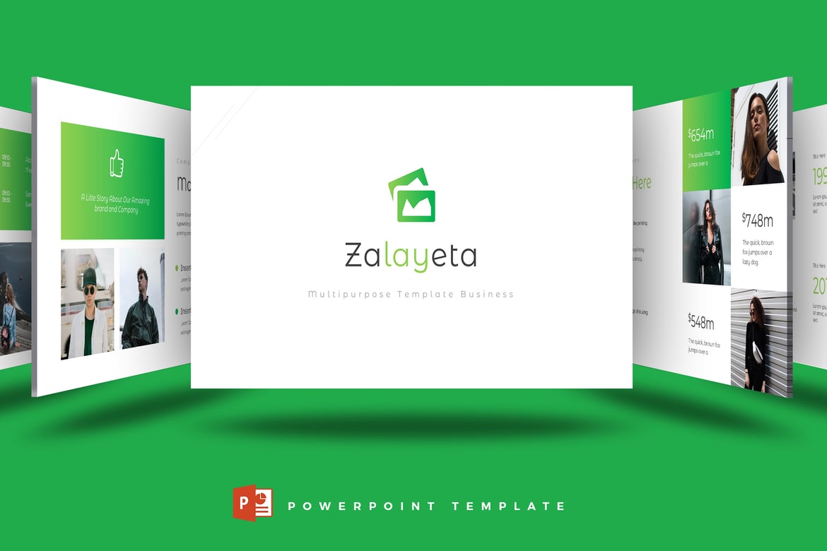Zalayeta - Template Powerpoint Serbaguna untuk Presentasi Menarik