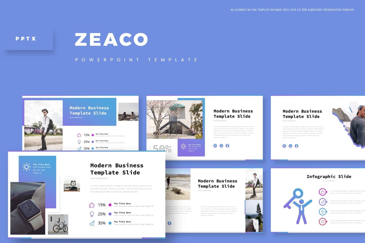 Zeaco - Template Powerpoint Serbaguna untuk Presentasi Menarik