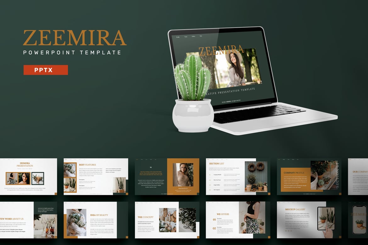 Zeemira - Template PowerPoint Menarik untuk Segala Kebutuhan