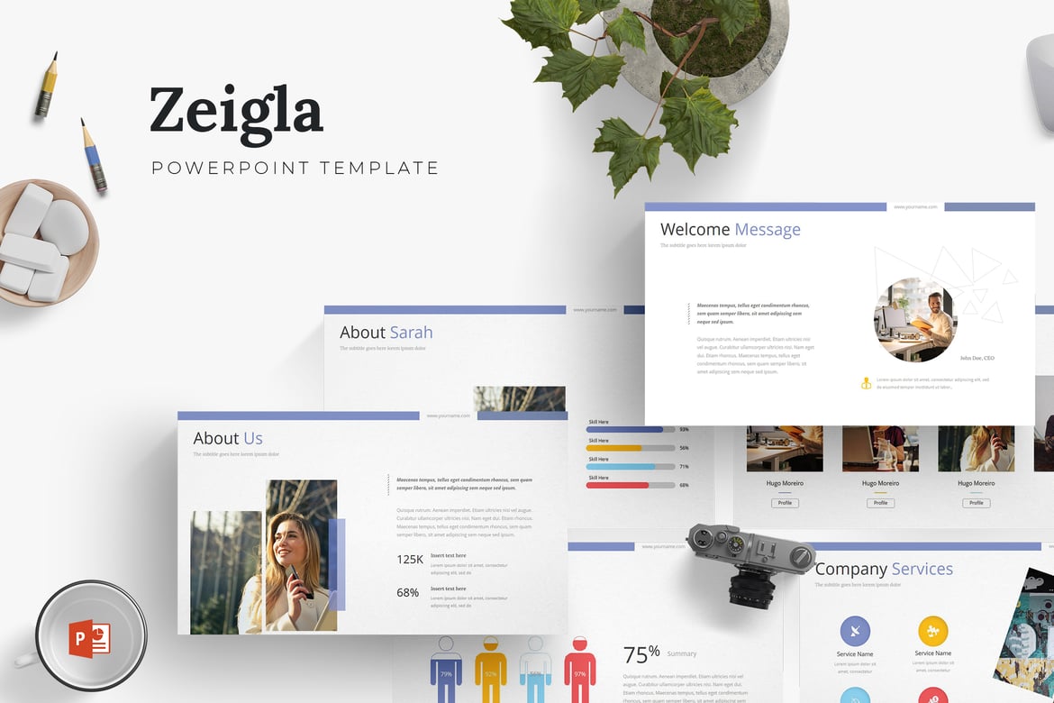 Zeigla - Template PowerPoint Serbaguna dan Menarik