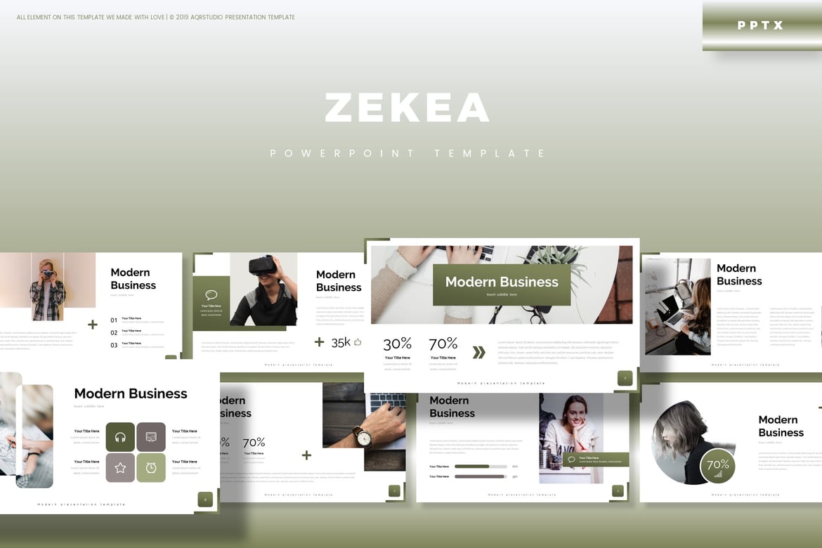 Zekea - Template PowerPoint yang Menarik dan Serbaguna