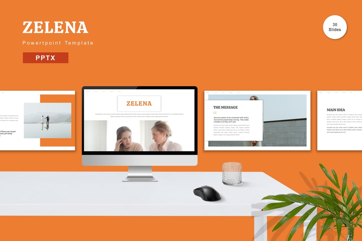 Zelena - Template Powerpoint Menarik untuk Presentasi Anda