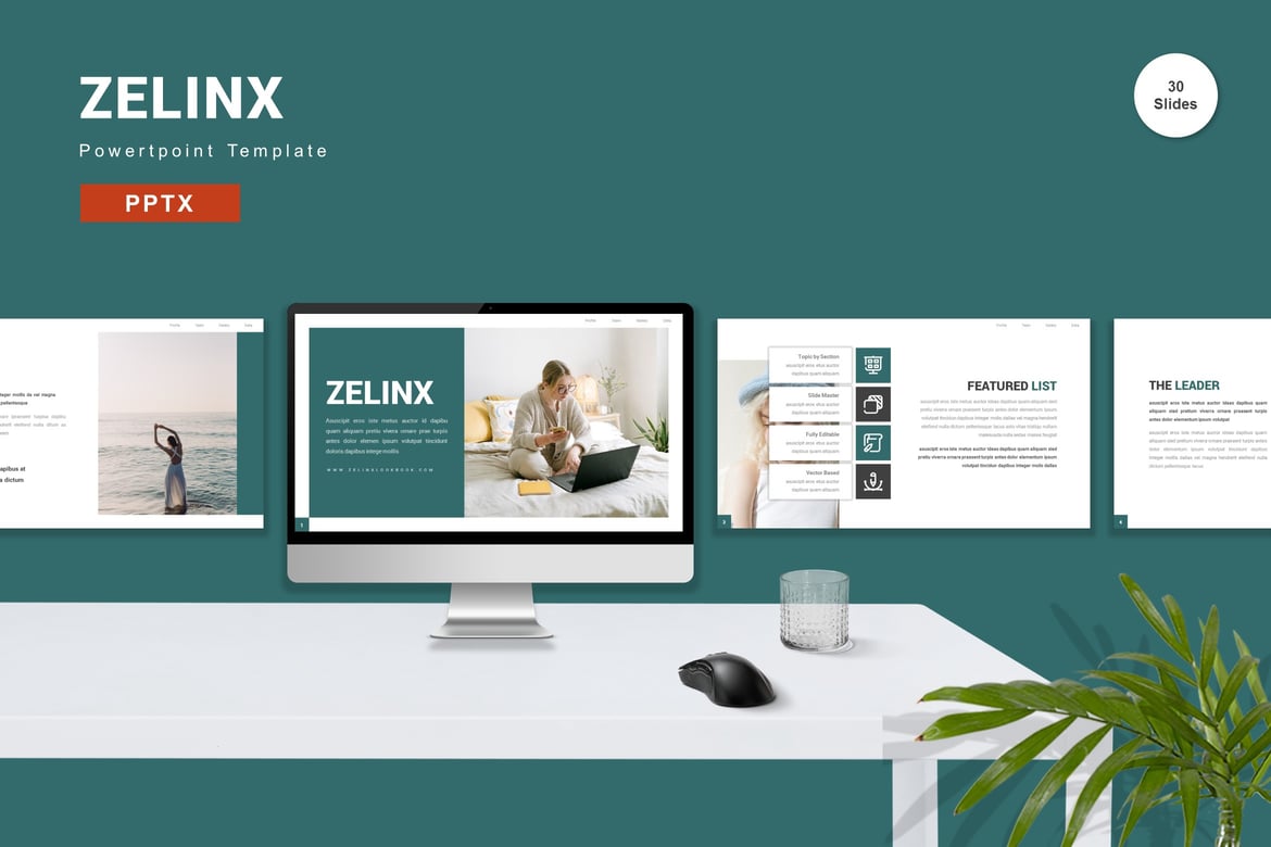 Zelinx - Template PowerPoint Serbaguna untuk Presentasi Profesional