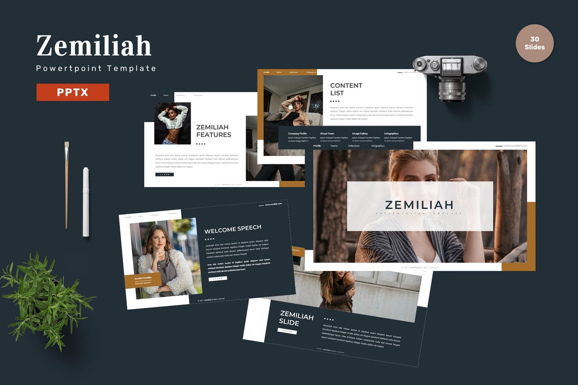 Zemiliah - Template PowerPoint Profesional untuk Presentasi Anda