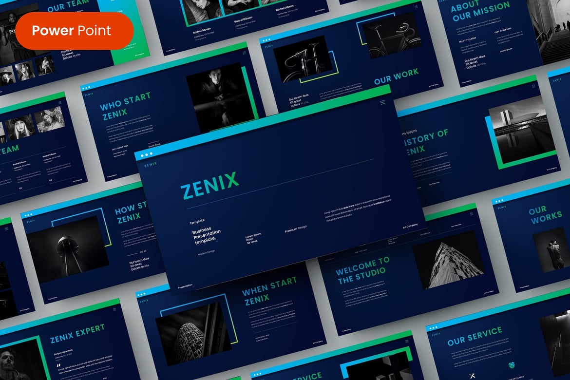 Zenix – Template PowerPoint Profesional untuk Bisnis