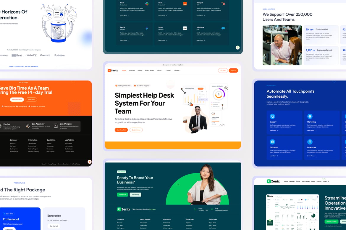 Zenix - Tema WordPress untuk Startup Teknologi & SaaS yang Profesional