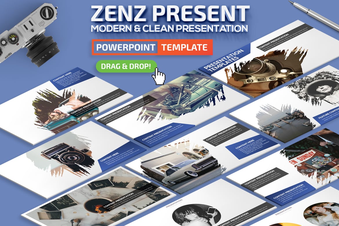 Template Presentasi PowerPoint Zennz yang Menarik dan Profesional