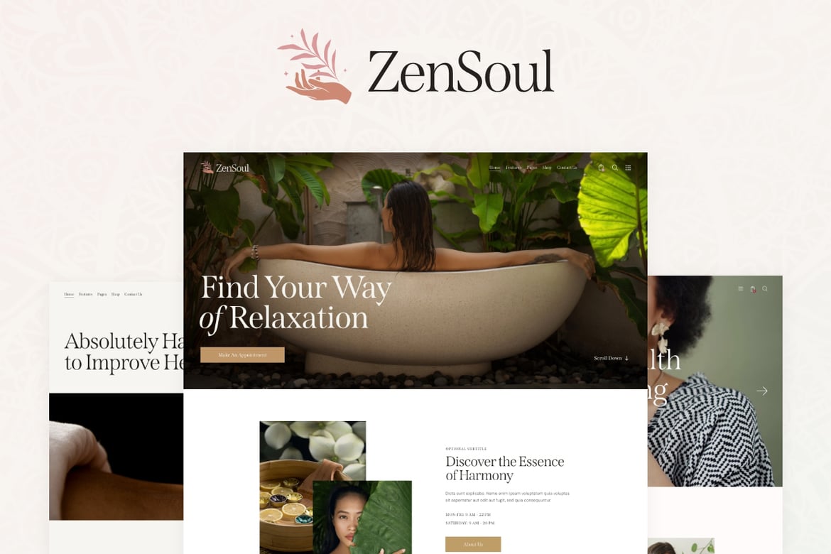 Tema WordPress ZenSoul: Solusi Ideal untuk Spa dan Salon Kecantikan Modern