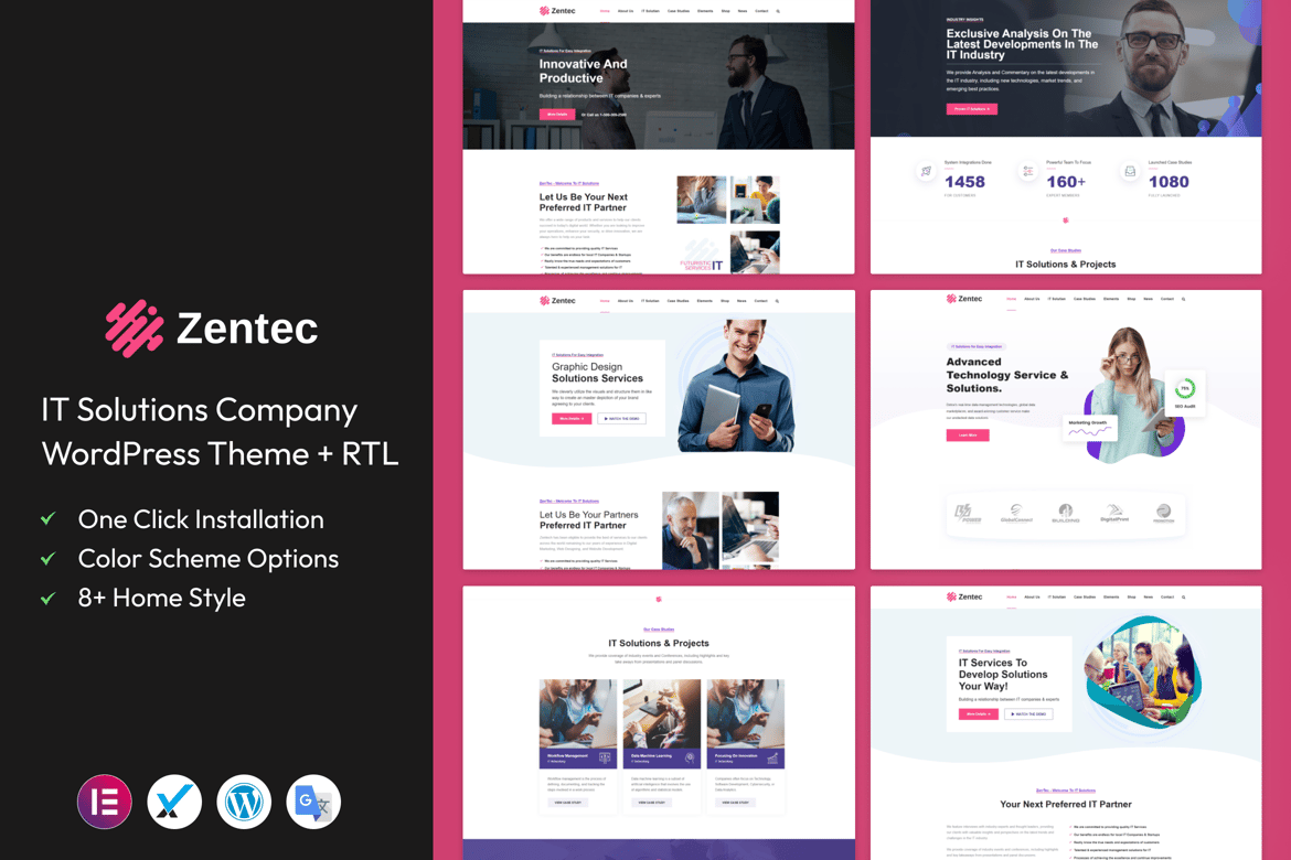Zentec - Tema WordPress Solusi IT Terbaik untuk Bisnis Anda