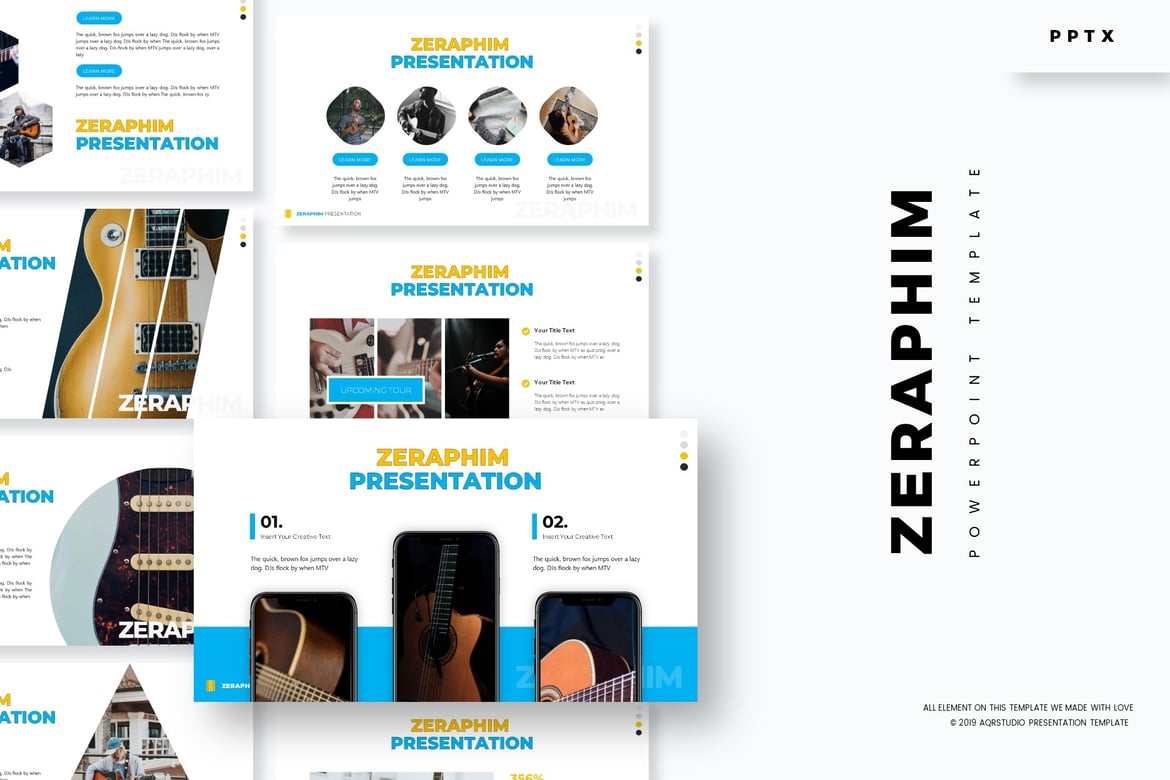 Zerphim - Template PowerPoint Serbaguna yang Menarik