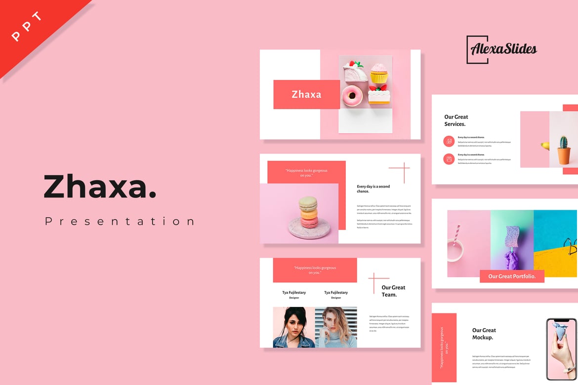 Zhaxa - Template Presentasi PowerPoint yang Menawan