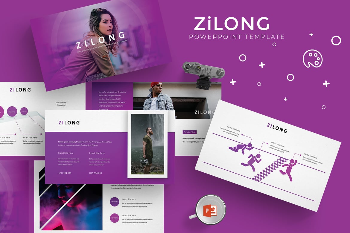 Zilong - Template PowerPoint Serbaguna yang Menarik