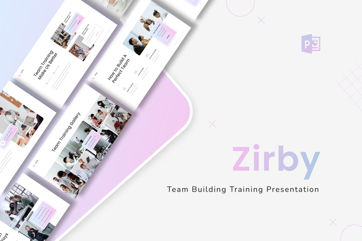 Zirby - Template PowerPoint Pelatihan Team Building yang Menarik